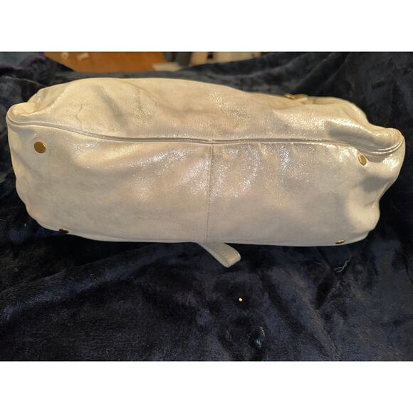 VINTAGE ONE OF A KIND JIMMY CHOO LARGE PYTHON & LEATHER BAG -TONS OF POCKETS! - Picture 11 of 13